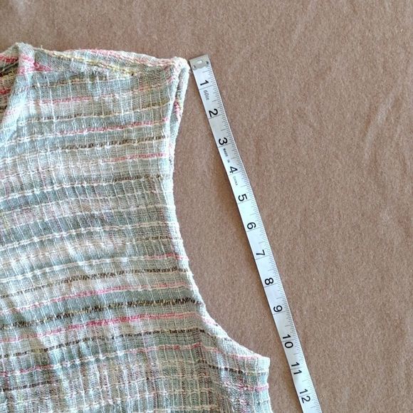 Yasuko Kurisaka Anthropologie Woven Cotton 2 Pocket Sleeveless Top - Picture 14 of 16